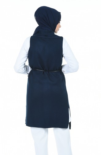 Navy Blue Gilet 1371-03