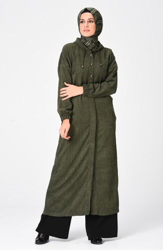 Green Abaya 9279-04