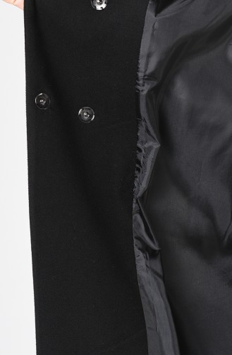 معطف طويل أسود 5011-01