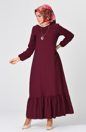 Cherry Hijab Dress 1207-04