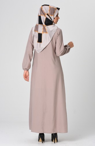 Mink Hijab Dress 1207-05