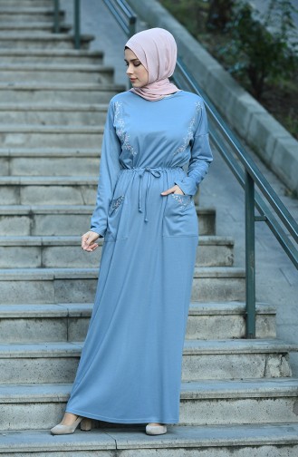 Robe Hijab Indigo 8055-01