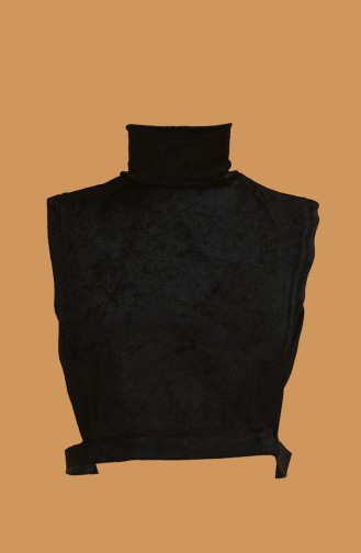 Kadife Boyunluk 1646-01 Siyah