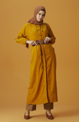 Mustard Abaya 9279-02