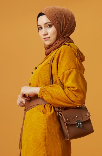 Mustard Abaya 9279-02