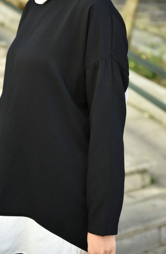 Tunik Pantolon İkili Takım 8063-01 Siyah