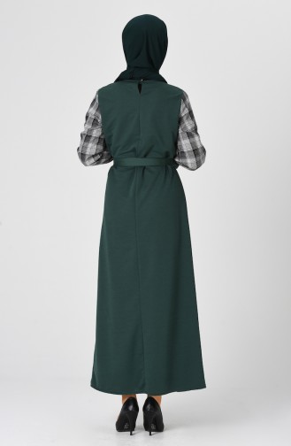 Robe Hijab Vert emeraude 1967-01