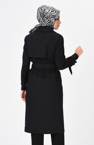 Black Trench Coats Models 90006-01