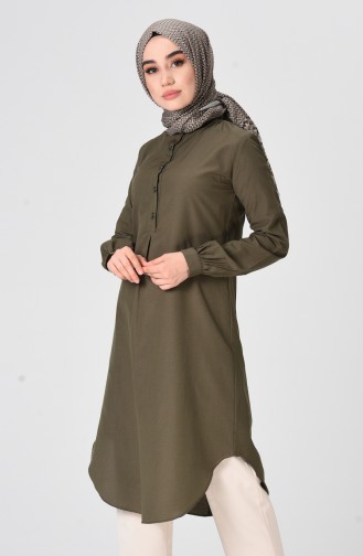 Geknöpfte Tunika 3165-05 Khaki 3165-05