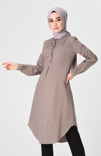 Buttoned Tunic 3165-04 Mink 3165-04