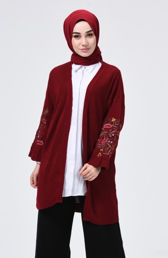 Claret Red Cardigans 0627-09