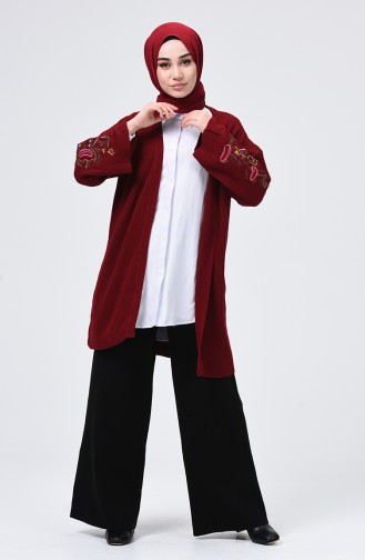 Claret Red Cardigans 0627-09