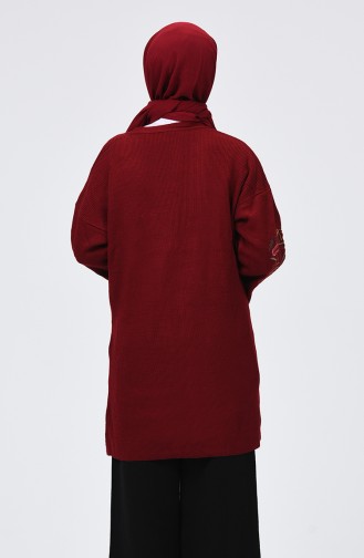 Claret Red Cardigans 0627-09