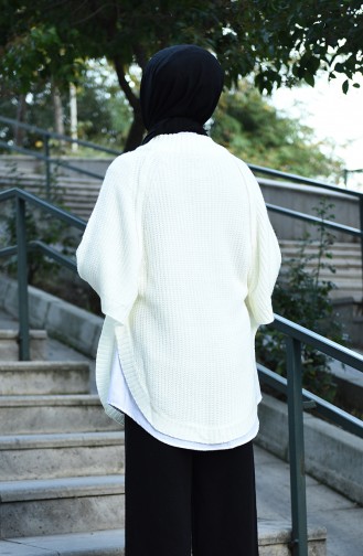 Ecru Poncho 1005-05