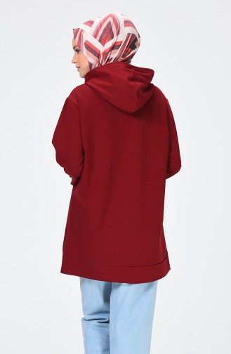 Weinrot Pulli 2218-06