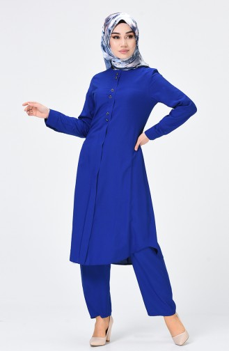 Tunik Pantolon İkili Takım 1208-03 Saks