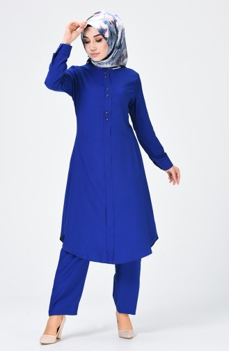 Tunik Pantolon İkili Takım 1208-03 Saks