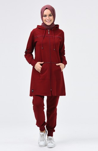 Claret Red Tracksuit 99233-01