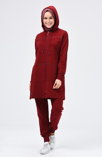 Claret Red Tracksuit 99233-01