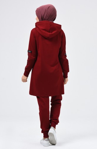 Claret Red Tracksuit 99233-01