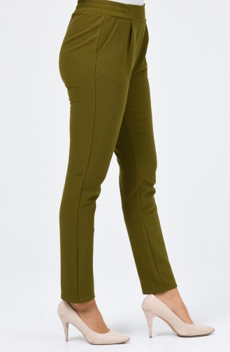 Pleated Pants with Pockets 1146PNT-06 Khaki 1146PNT-06