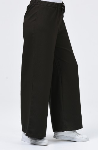 Pantalon Large Taille élastique 80216-05 Khaki 80216-05
