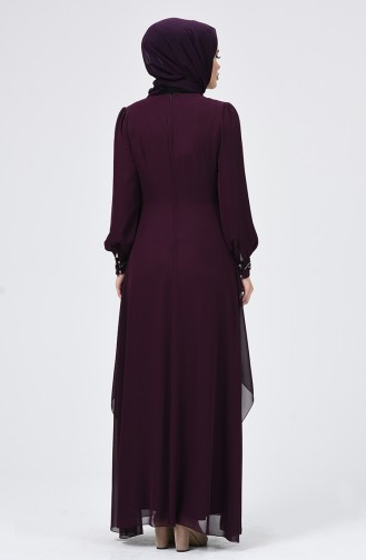 Zwetschge Hijab-Abendkleider 52765-03