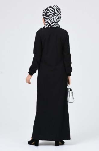 Black İslamitische Jurk 4503-06