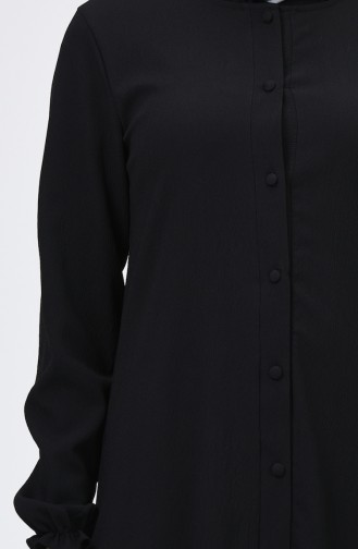 Black Hijab Dress 4503-06