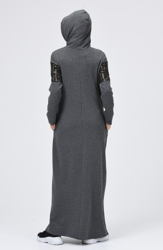 Dark gray İslamitische Jurk 5957-04