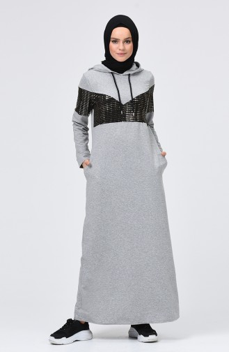 Robe Hijab Gris 5957-06