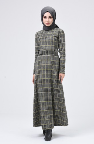 Yellow Hijab Dress 0014-01