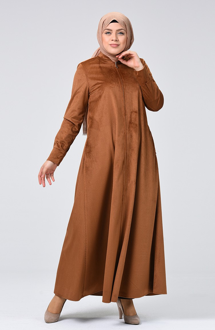 Fitilli Kadife Ferace 8381-03 Taba | Sefamerve