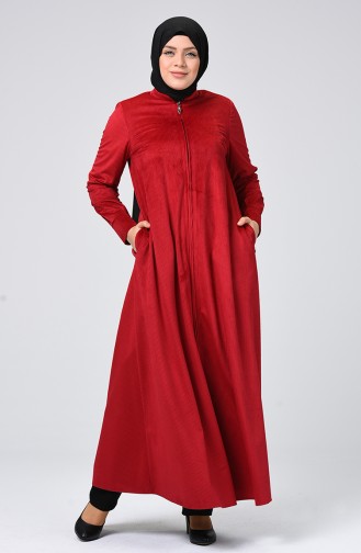 Claret red Abaya 8381-04