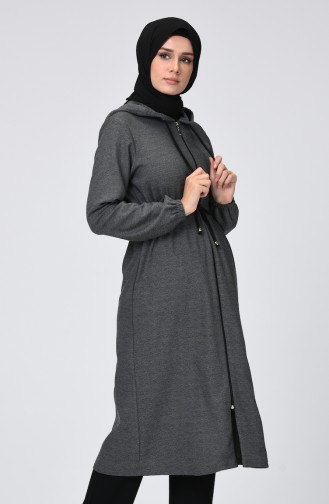 Hooded Winter Cape Gray 2097-01