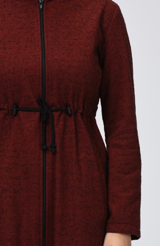 Hooded Winter Cape Bordeaux 5006-01