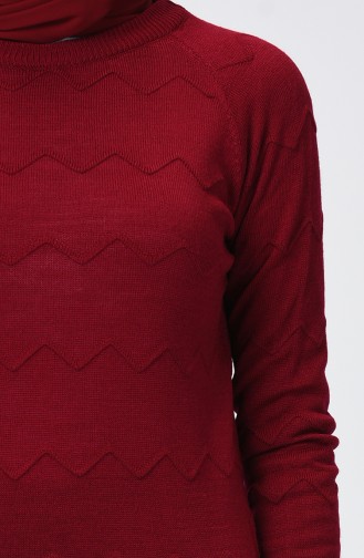 Weinrot Pullover 0004-01