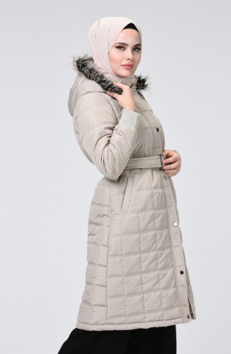 Beige Winter Coat 5135-01
