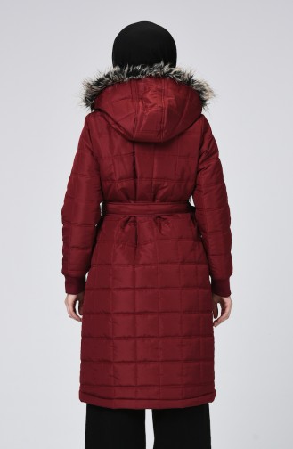 Claret Red Winter Coat 5135-02