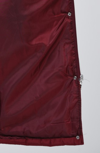 Claret Red Winter Coat 5135-02