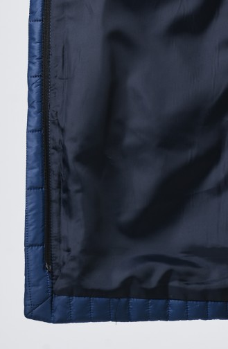 Manteau Bleu Marine 1627-01