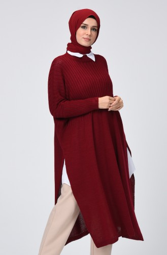 Claret red Poncho 0545-03