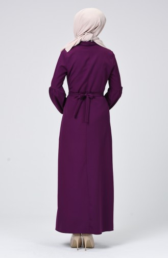 Purple Hijab Dress 2699-06
