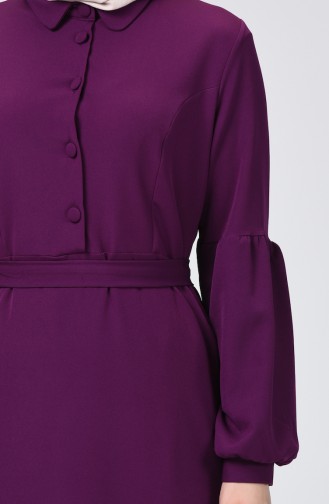 Purple Hijab Dress 2699-06