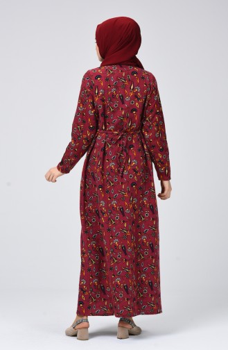 Robe Hijab Bordeaux 4040-01