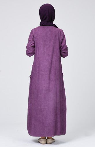 Robe Hijab Lila 9999-02