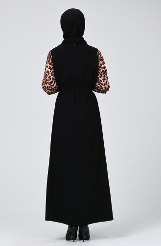 Black Hijab Dress 0337-01