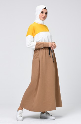 Robe Hijab Moutarde 0782-03