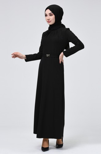 Robe Hijab Noir 4488-01