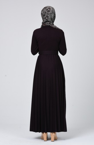 فستان الأرجواني الداكن 5056-06